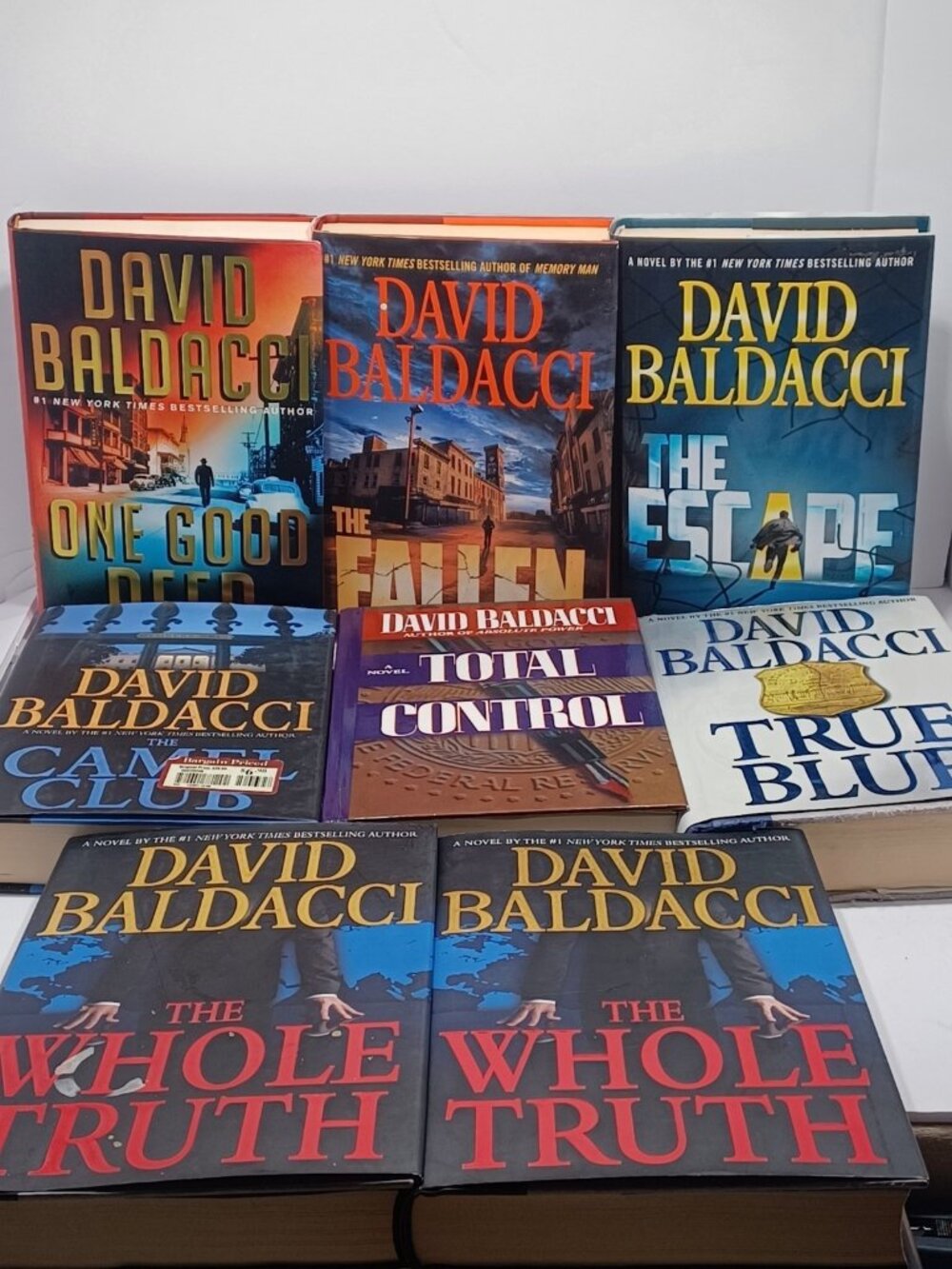 David Baldacci Thrillers / Lot Of 8 Mixed Hardcover